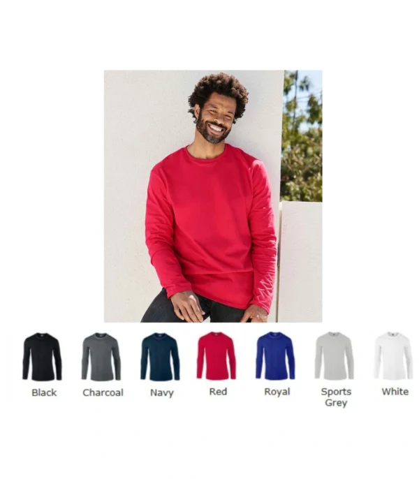 GD11 Gildan 64400 Soft Style Adult Long Sleeve Tee Shirt